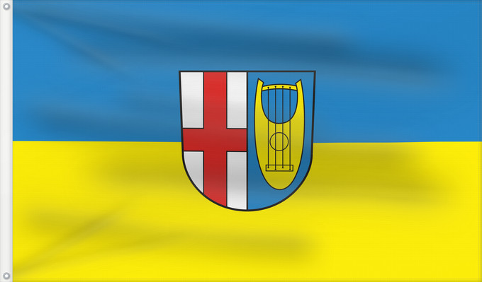 Flag, with two metal eyelets and reinforced hoist: Seitingen-Oberflacht (Schwäbische Alb)