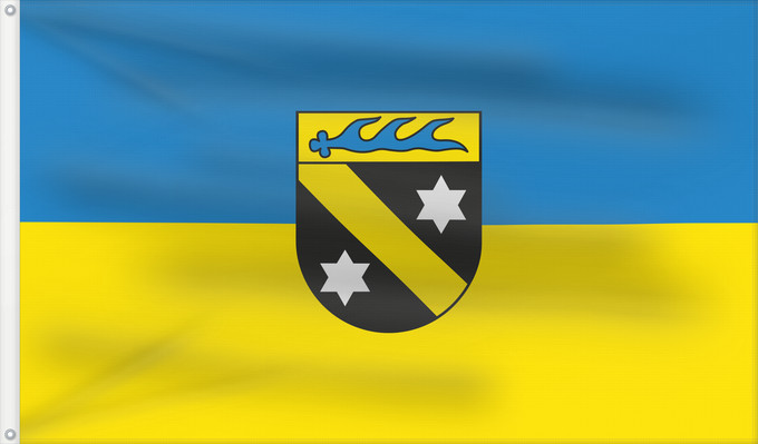 Flag, with two metal eyelets and reinforced hoist: Emmingen-Liptingen (Schwäbische Alb)