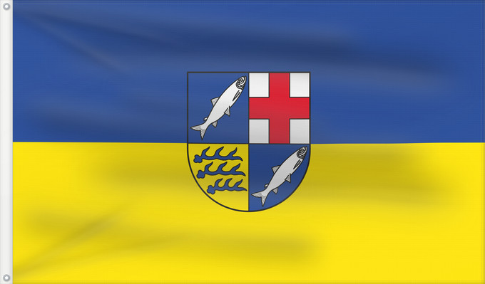 Bandera, con dos ojales metálicos y lado del asta reforzado: Konstanz (Kreis)