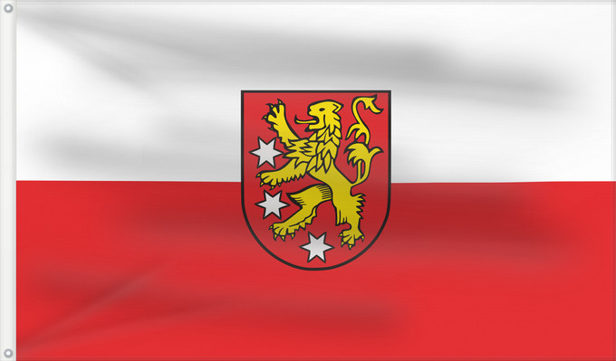 Flag, with two metal eyelets and reinforced hoist: Aach (Hegau)