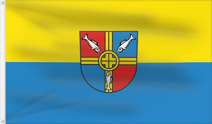 Flag, with two metal eyelets and reinforced hoist: Allensbach (Bodensee)