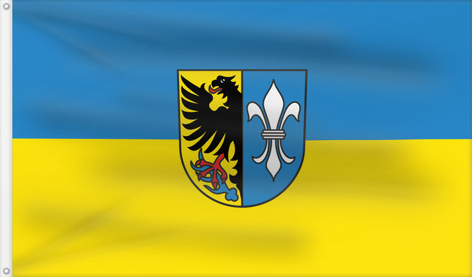 Flag, with two metal eyelets and reinforced hoist: Eigeltingen (Hegau)
