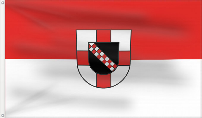 Drapeau, avec deux œillets métalliques et guindant renforcé : Gaienhofen (Bodensee)