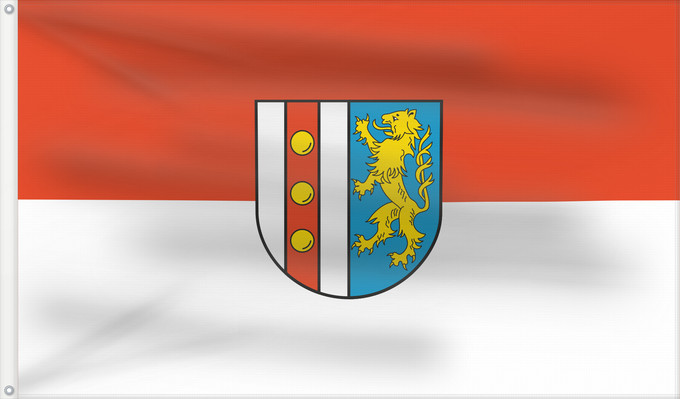 Bandera, con dos ojales metálicos y lado del asta reforzado: Gottmadingen (Hegau)