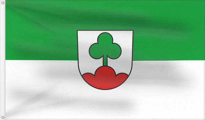Flag, with two metal eyelets and reinforced hoist: Hilzingen (Hegau)