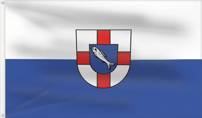 Flag, with two metal eyelets and reinforced hoist: Moos (Bodensee)