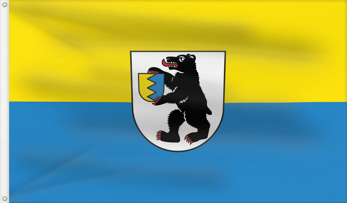 Flag, with two metal eyelets and reinforced hoist: Singen (Hohentwiel) (Hegau)