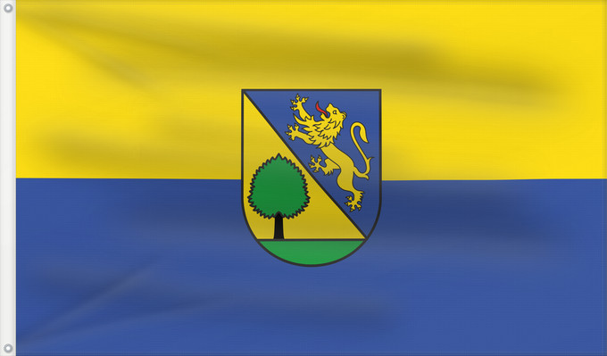 Flag, with two metal eyelets and reinforced hoist: Mühlhausen-Ehingen (Hegau)