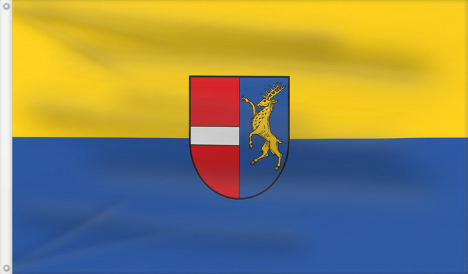 Flag, with two metal eyelets and reinforced hoist: Schönau im Schwarzwald (Südlicher Schwarzwald)