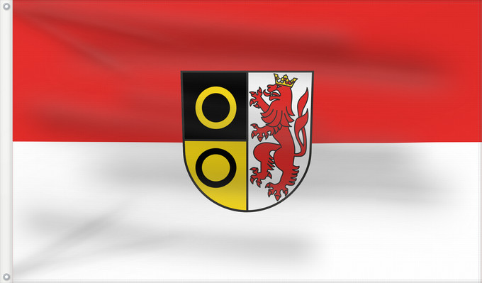 Flag, with two metal eyelets and reinforced hoist: Schwörstadt (Südlicher Schwarzwald)