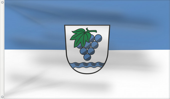 Flag, with two metal eyelets and reinforced hoist: Weil am Rhein (Südlicher Schwarzwald)