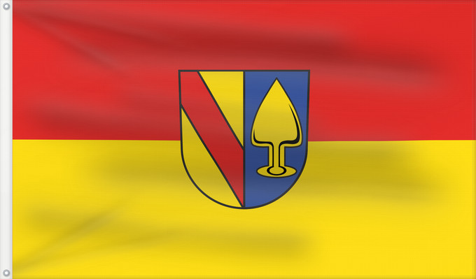 Flag, with two metal eyelets and reinforced hoist: Wittlingen (Südlicher Schwarzwald)