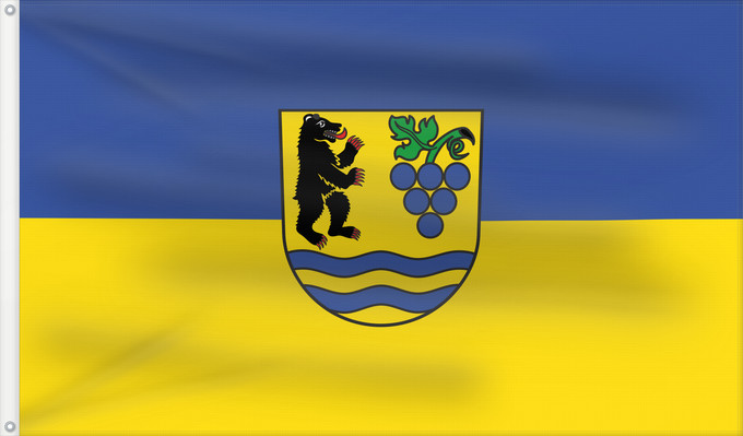 Flag, with two metal eyelets and reinforced hoist: Grenzach-Wyhlen (Südlicher Schwarzwald)
