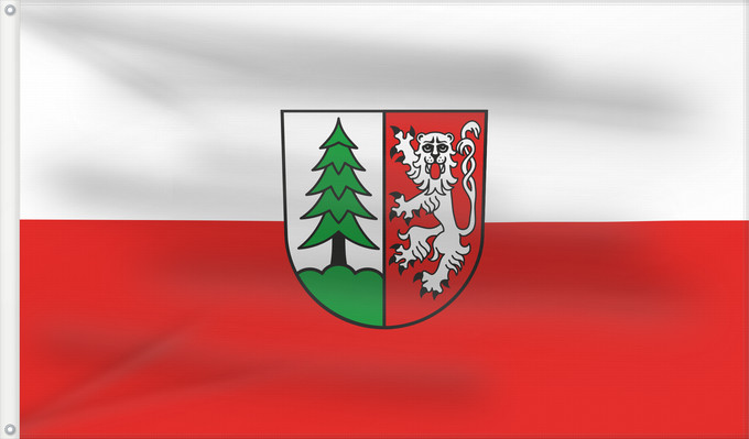 Flag, with two metal eyelets and reinforced hoist: Dachsberg (Südschwarzwald) (Südlicher Schwarzwald)