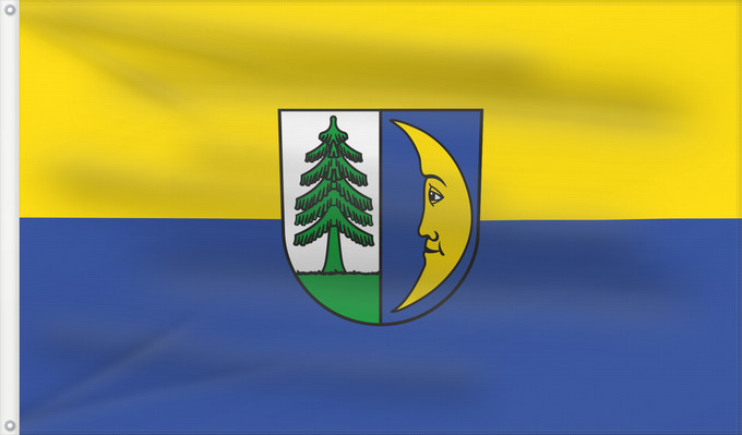 Flag, with two metal eyelets and reinforced hoist: Dogern (Südlicher Schwarzwald)