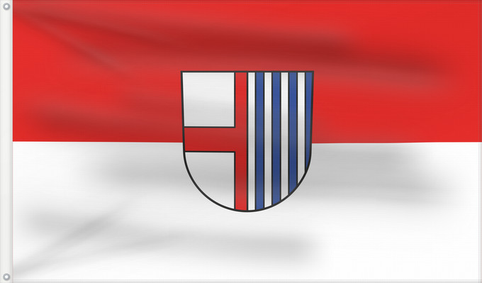 Flag, with two metal eyelets and reinforced hoist: Hohentengen am Hochrhein (Südlicher Schwarzwald)