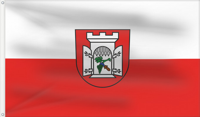 Drapeau, avec deux œillets métalliques et guindant renforcé : Jestetten (Südlicher Schwarzwald)