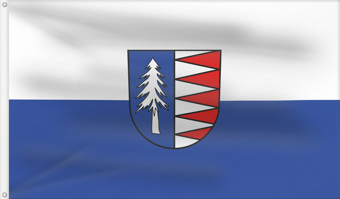 Flag, with two metal eyelets and reinforced hoist: Klettgau (Südlicher Schwarzwald)