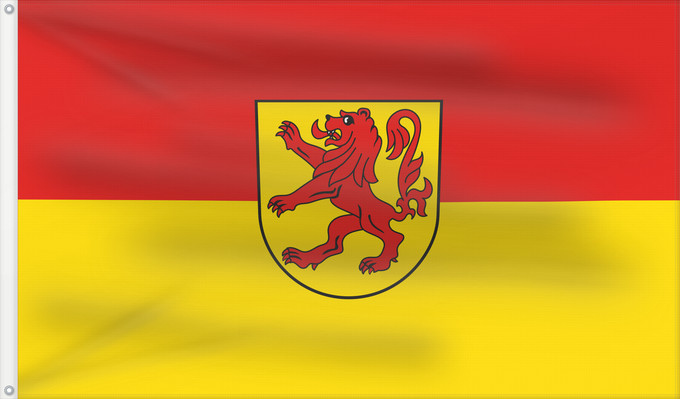Flag, with two metal eyelets and reinforced hoist: Laufenburg (Baden) (Südlicher Schwarzwald)