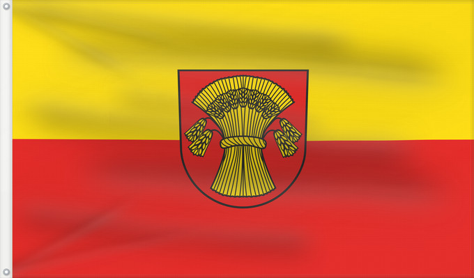 Flag, with two metal eyelets and reinforced hoist: Lottstetten (Südlicher Schwarzwald)