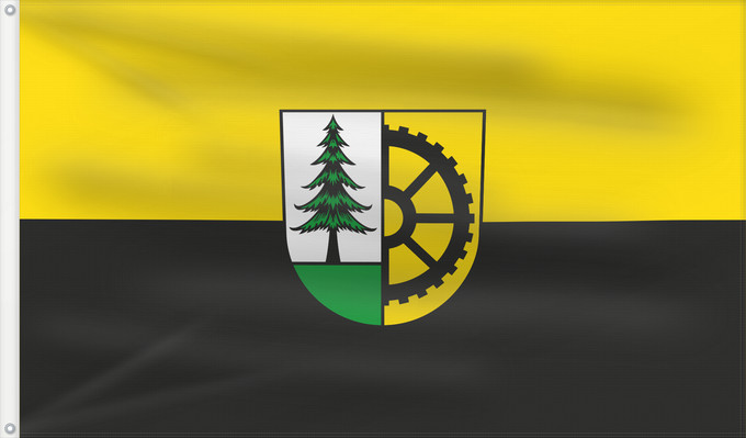 Flag, with two metal eyelets and reinforced hoist: Murg (Südlicher Schwarzwald)