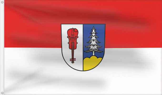 Bandera, con dos ojales metálicos y lado del asta reforzado: Rickenbach (Südlicher Schwarzwald)