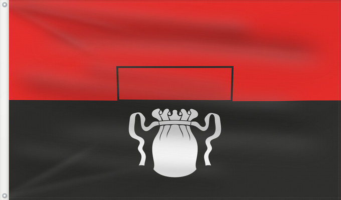 Flag, with two metal eyelets and reinforced hoist: Bad Säckingen (Südlicher Schwarzwald)