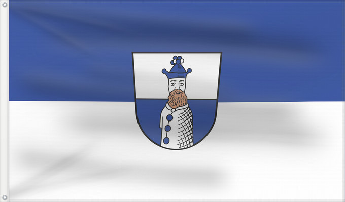 Flag, with two metal eyelets and reinforced hoist: Stühlingen (Südlicher Schwarzwald)