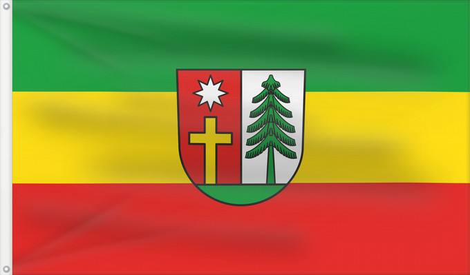 Flag, with two metal eyelets and reinforced hoist: Todtmoos (Südlicher Schwarzwald)