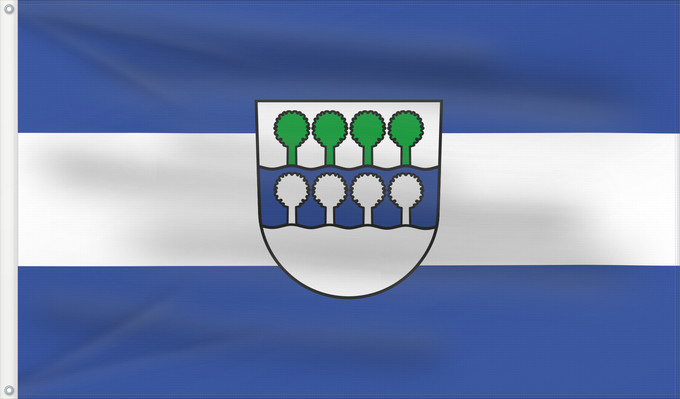 Flag, with two metal eyelets and reinforced hoist: Wehr (Südlicher Schwarzwald)