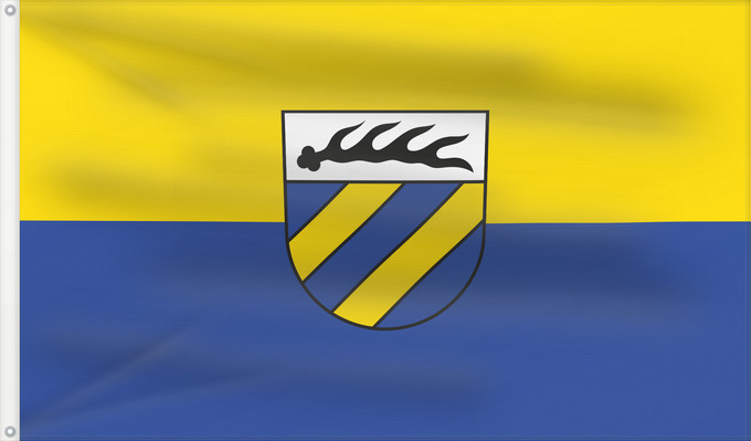 Flag, with two metal eyelets and reinforced hoist: Gomadingen (Schwäbische Alb)