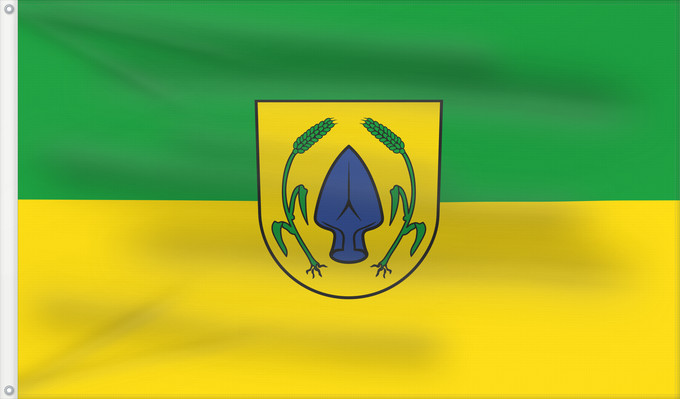 Flag, with two metal eyelets and reinforced hoist: Grabenstetten (Schwäbische Alb)
