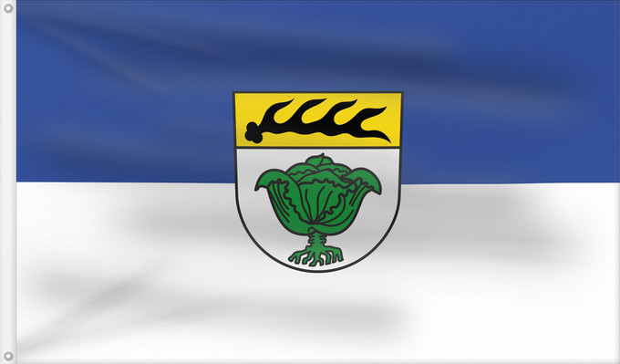 Flag, with two metal eyelets and reinforced hoist: Metzingen (Schwäbische Alb)