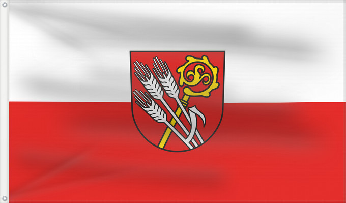 Flag, with two metal eyelets and reinforced hoist: Pfronstetten (Schwäbische Alb)