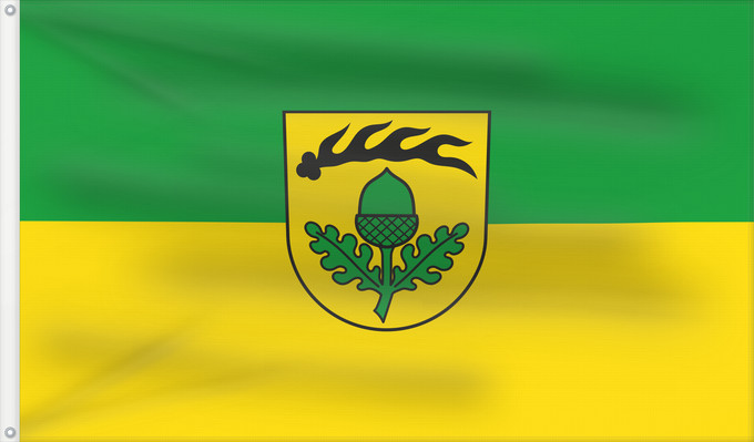 Flag, with two metal eyelets and reinforced hoist: Pliezhausen (Schwäbische Alb)