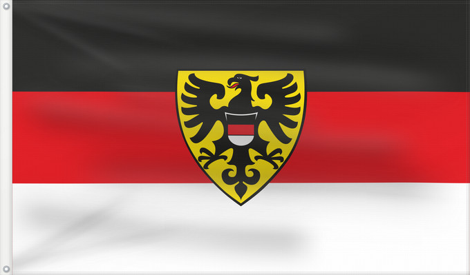 Flag, with two metal eyelets and reinforced hoist: Reutlingen (Schwäbische Alb)