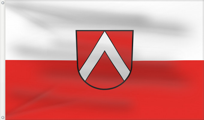 Flag, with two metal eyelets and reinforced hoist: Nehren (Schwäbische Alb)