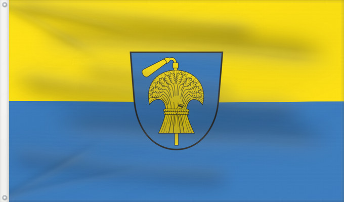 Flag, with two metal eyelets and reinforced hoist: Ofterdingen (Schwäbische Alb)