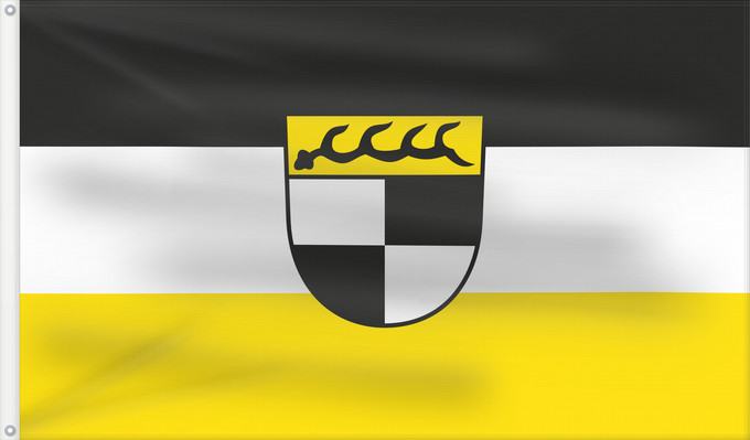 Flag, with two metal eyelets and reinforced hoist: Balingen (Schwäbische Alb)