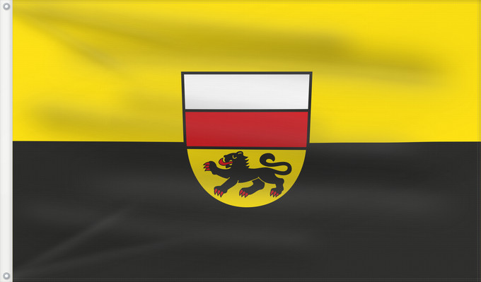 Drapeau, avec deux œillets métalliques et guindant renforcé : Dautmergen (Schwäbische Alb)