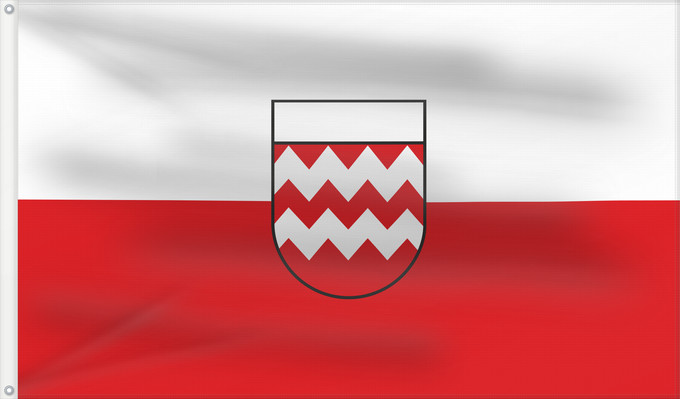 Flag, with two metal eyelets and reinforced hoist: Geislingen (Schwäbische Alb)