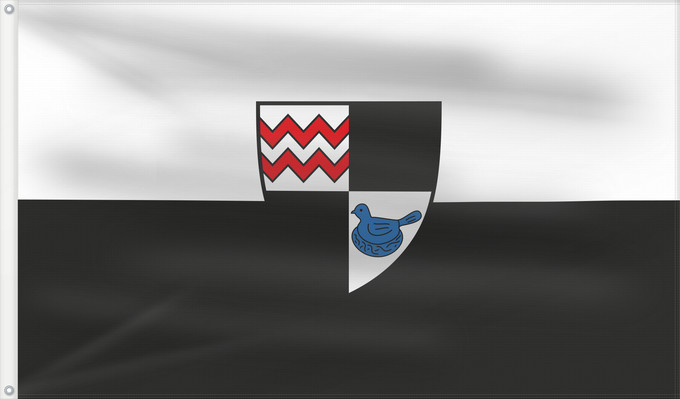 Drapeau, avec deux œillets métalliques et guindant renforcé : Grosselfingen (Schwäbische Alb)