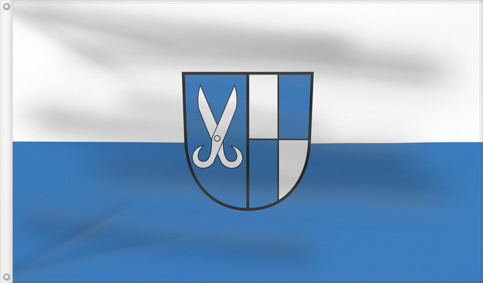 Flag, with two metal eyelets and reinforced hoist: Jungingen (Schwäbische Alb)