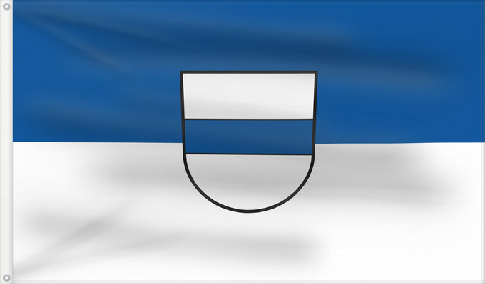 Flag, with two metal eyelets and reinforced hoist: Obernheim (Schwäbische Alb)