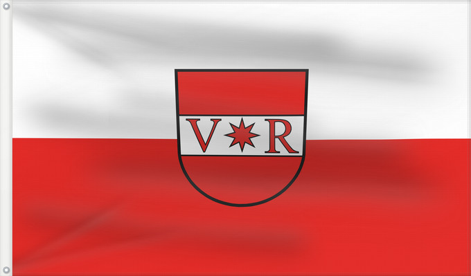 Flag, with two metal eyelets and reinforced hoist: Weilen unter den Rinnen (Schwäbische Alb)