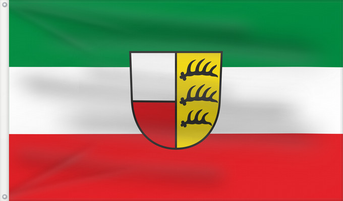 Flag, with two metal eyelets and reinforced hoist: Winterlingen (Schwäbische Alb)