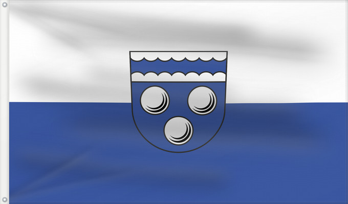 Bandera, con dos ojales metálicos y lado del asta reforzado: Altheim (Schwäbische Alb)