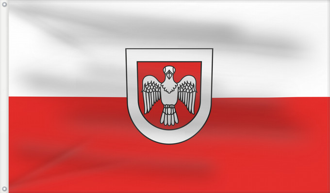 Flag, with two metal eyelets and reinforced hoist: Ballendorf (Schwäbische Alb)