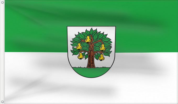 Flag, with two metal eyelets and reinforced hoist: Beimerstetten (Schwäbische Alb)