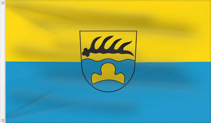 Flag, with two metal eyelets and reinforced hoist: Berghülen (Schwäbische Alb)